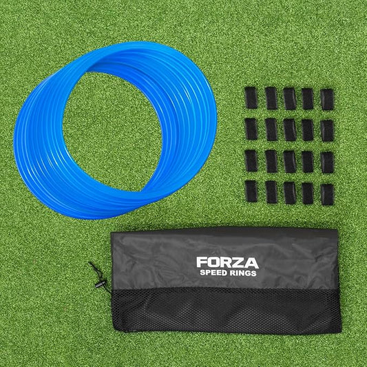 FORZA Agility Rings [12 Pack] | Speed & Agility Training Equipment for Athletes - Available in 10 Colors