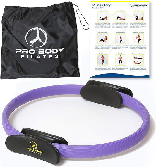 ProBody Pilates Fitness Circle – 14 Inch Pilates Ring for Focusing on Toning Inner Thighs, Arms, and Core
