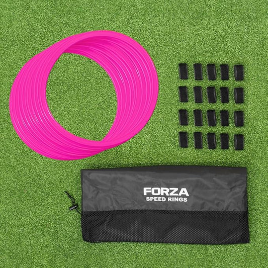 FORZA Agility Rings [12 Pack] | Speed & Agility Training Equipment for Athletes - Available in 10 Colors